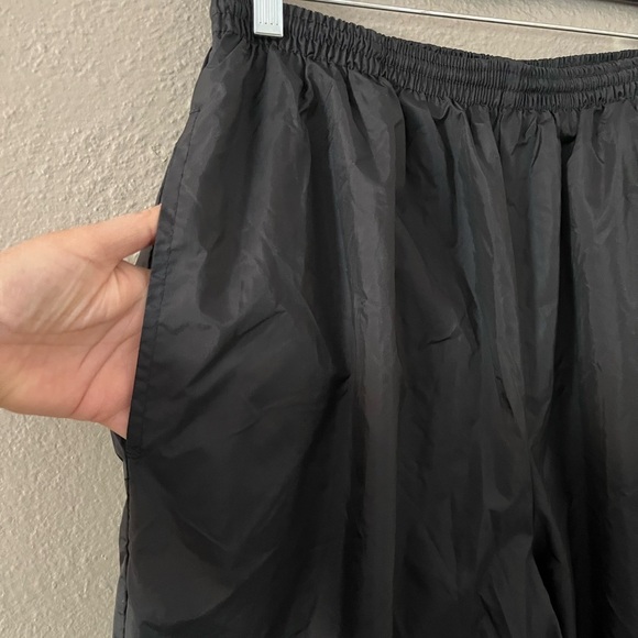 Nike Vintage 90s Track Pants Black Parachute Joggers Men’s L Y2K Retro - Picture 6 of 14
